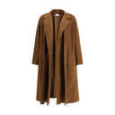 Brown Lamb Leather Coat