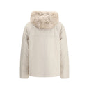 Gray Polyester Parka