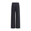 Gray Cotton Dress Pants