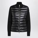 Moncler Black padded zip-up cardigan