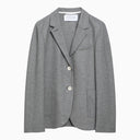 Harris Wharf London Light grey single-breasted cotton jacket