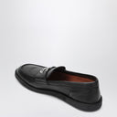 Dolce & Gabbana Dolce&Gabbana schwarze Leder-Slipper mit DG-Logo