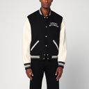 AMIRI Black/ivory wool blend bomber jacket