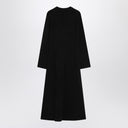 LouLou De Saison vestido longo preto de tricô Ari