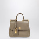 Bolsa de ombro Dolce & Gabbana Dolce&Gabbana My Sicily em couro preto