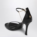 Givenchy 4G Liquid 95 Sandalen aus schwarzem Leder