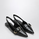 Givenchy Voyou slingback de couro preto