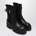 Givenchy Voyou schwarze Chelsea-Stiefelette aus Leder bis zum Knöchel