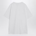 ジバンシィ ホワイト コットン Tシャツ ロゴパッチ付き