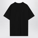 ジバンシィ ブラック コットン Tシャツ ロゴ入り