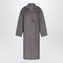 LouLou De Saison Borneo Lds grey melange coat