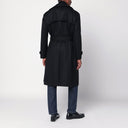 Cappotto nero con cintura Tagliatore Borns