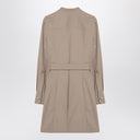 Vestido safari taupe Givenchy en popelina