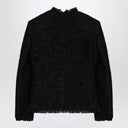 Chaqueta negra de tweed y lurex de Givenchy