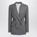Givenchy Grey double-breasted wool jacket
