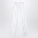 Givenchy White pleated cotton trousers