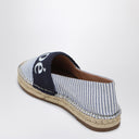 Chloé Woody striped espadrilles with logo
