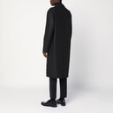 Harris Wharf London Khaki single-breasted wool coat