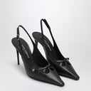 Dolce & Gabbana Dolce&Gabbana Schwarze Leder Slingback-Pumps