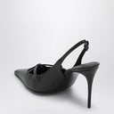 Dolce & Gabbana Dolce&Gabbana Schwarze Leder Slingback-Pumps