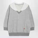 Sudadera de forro polar gris jaspeado Chloé