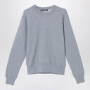 Sudadera gris de Acne Studios con pequeño parche de logo