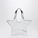 Coperni Mini Star mirrored silver tote bag