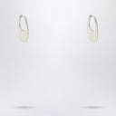 Coperni Large silver Swipe earrings
