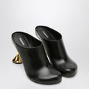 Coperni Orchestra Closed Mule Heel in black leather