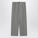 LouLou De Saison Gray wide pants with drawstring