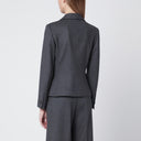 Tagliatore Grey wool-blend single-breasted jacket