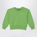 Sudadera verde de Acne Studios con pequeño parche de logo