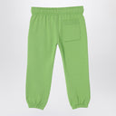 Pantalones de chándal verdes Acne Studios con parche pequeño de logo