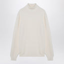 Tagliatore White virgin wool turtleneck