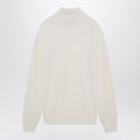 Tagliatore White virgin wool turtleneck