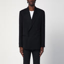 Chaqueta negra cruzada Lardini