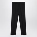 Pantaloni di lana blu navy Lardini