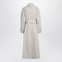 Trench beige de algodón drill Dolce & Gabbana