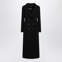 Manteau long noir en laine Dolce & Gabbana Dolce&Gabbana
