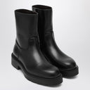 The Row Nobilis TR black leather boot