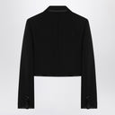 Dolce & Gabbana Dolce&Gabbana Cropped double-breasted black jacket