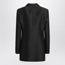 Dolce & Gabbana Dolce&Gabbana чёрный двубортный шерстяной пиджак