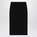 Dolce & Gabbana Dolce&Gabbana Black pencil skirt in wool crêpe