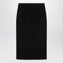 Dolce & Gabbana Dolce&Gabbana Black pencil skirt in wool crêpe