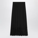 Dolce & Gabbana Dolce&Gabbana Gonna midi in chiffon and black lace