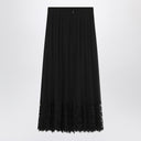 Dolce & Gabbana Dolce&Gabbana Gonna midi in chiffon and black lace