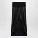 Dolce & Gabbana Dolce&Gabbana Black midi skirt with corset belt