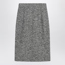 Jupe crayon Dolce & Gabbana en mélange de laine mouchetée