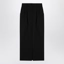 Dolce & Gabbana Dolce&Gabbana Black gabardine wool pencil skirt