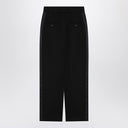 Dolce & Gabbana Dolce&Gabbana Black gabardine wool pencil skirt